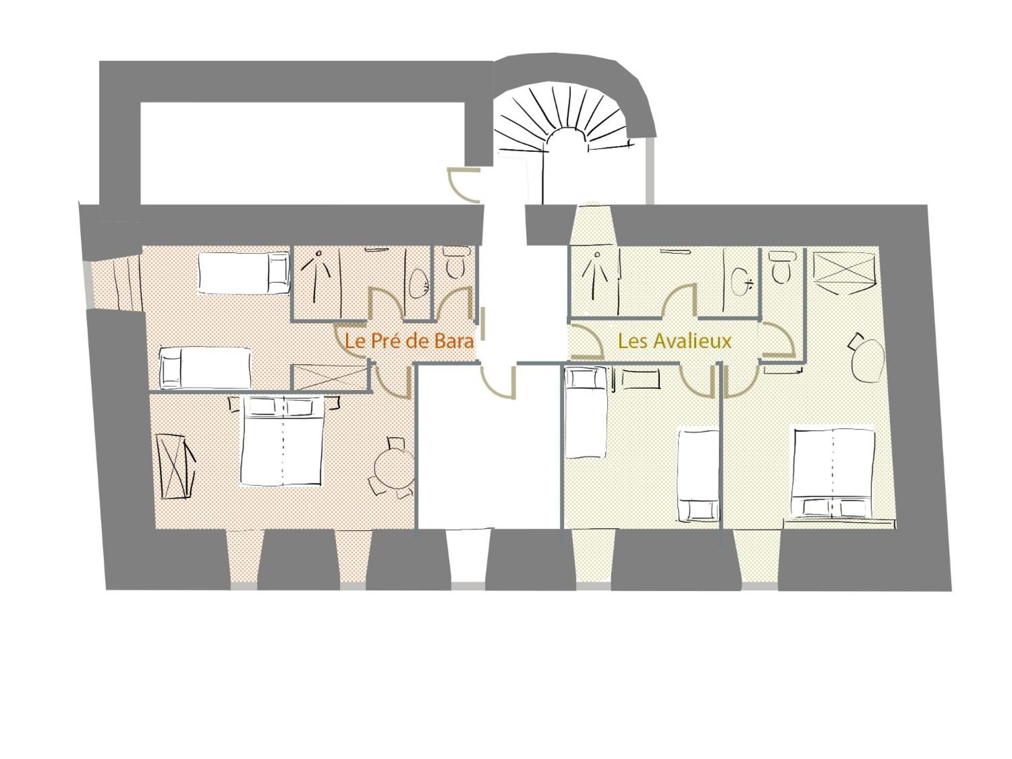 Bed and Breakfast Manoir De Questinguy Allineuc Exterior foto